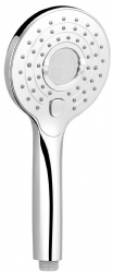 5 inches ABS Plastic 3 functional push button indoor portable shower