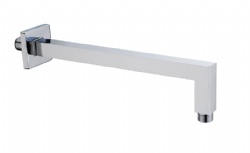 wall mounted bathroom brass square shower arm